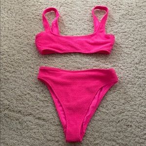 PacSun High Waisted Pink Bikini